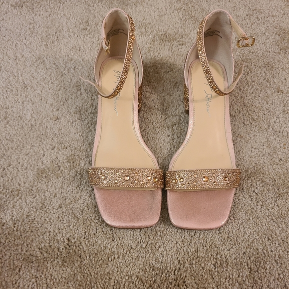 Betsey Johnson Mari Rose Gold Sandals - Picture 4 of 5